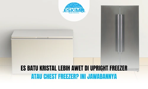 Es Batu Kristal Lebih Awet di Upright Freezer atau Chest Freezer Ini Jawabannya