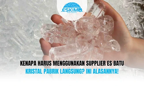 Kenapa Harus Menggunakan Supplier Es Batu Kristal Pabrik Langsung