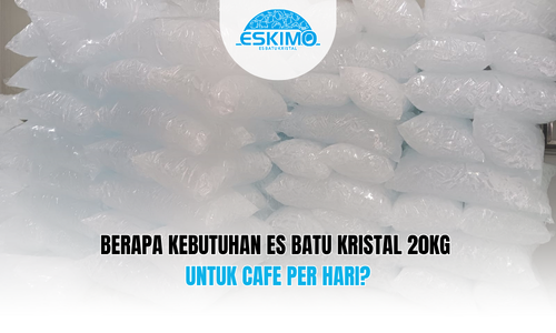 Berapa Kebutuhan Es Batu Kristal 20Kg untuk Cafe per Hari